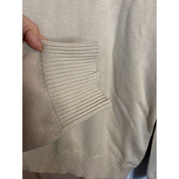 SOVERE / Rhyme Combo Slip Knit Dress in Champagne Size XL - Picture 8 of 12